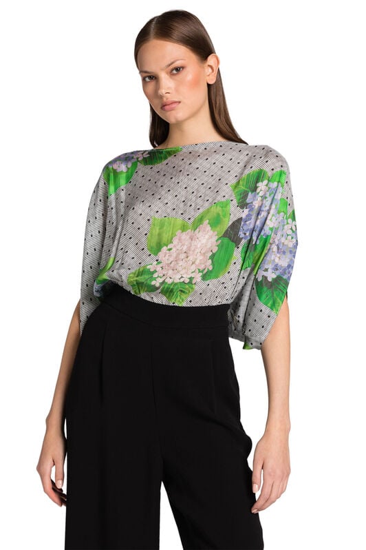 CL Floral And Polka Dot-Print Jumpsuit CL Floral And Polka Dot-Print Jumpsuit NERO GXLWAE-IWAZR