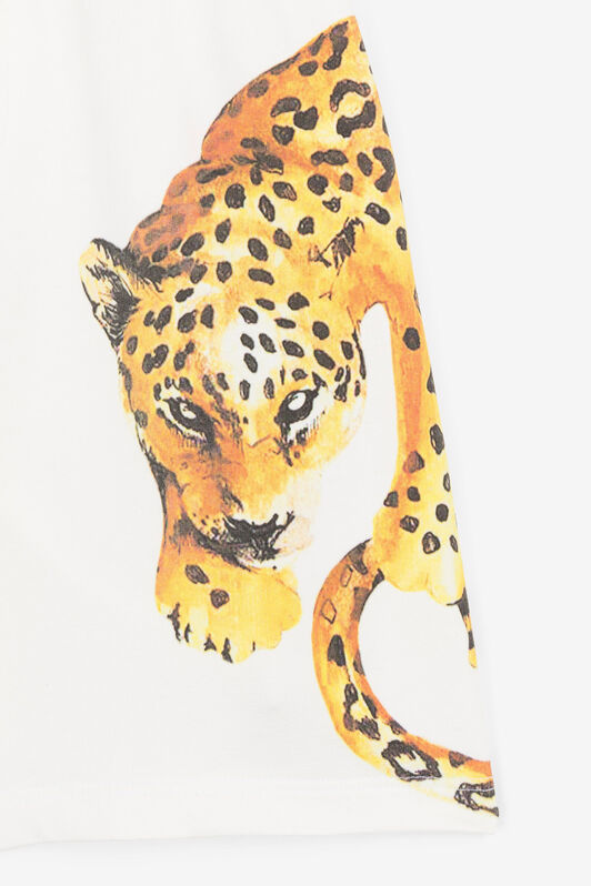 JU Jaguar-Print Shorts White OJT267-ISA2J