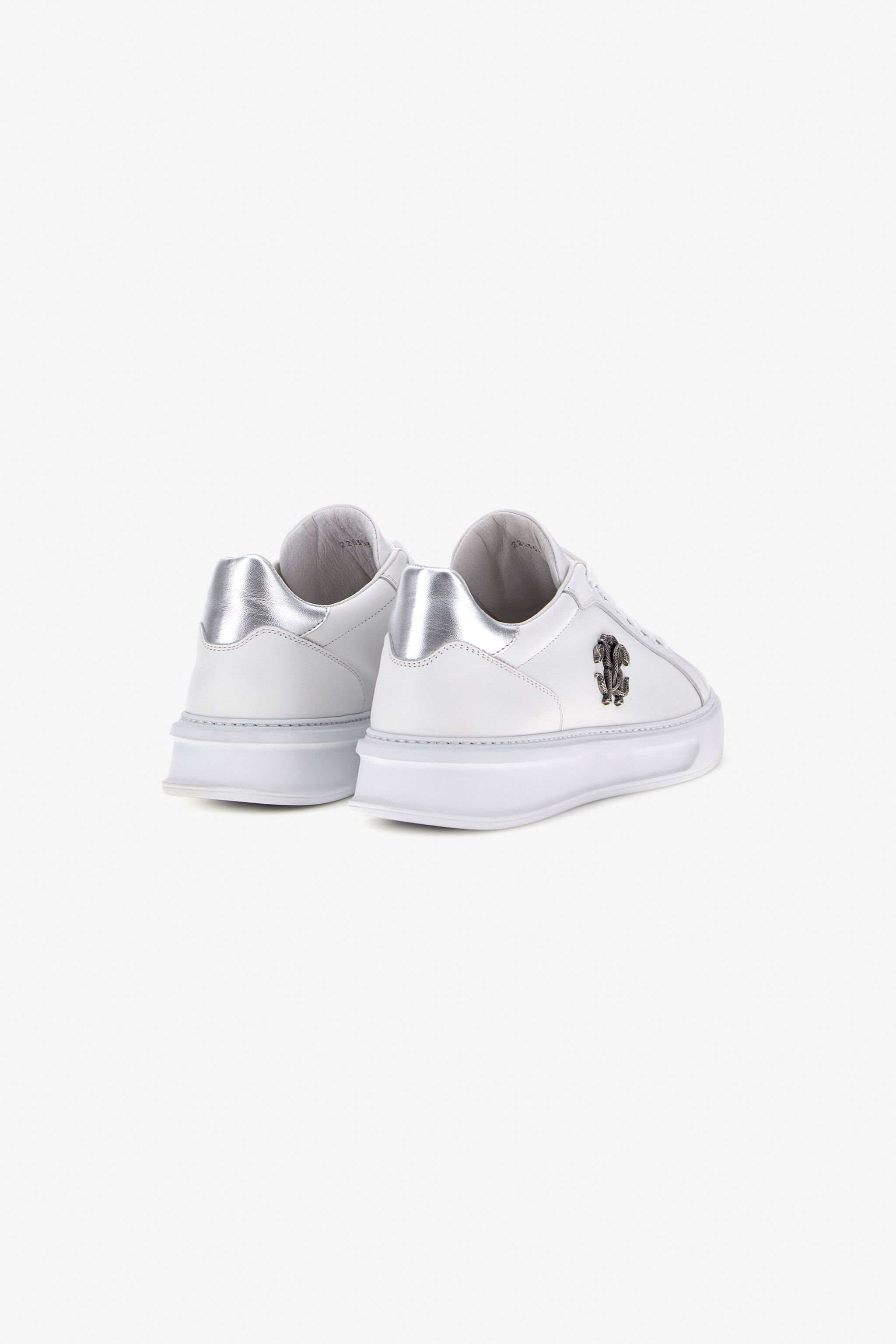RC Sneakers with Monogram RC Weiß/Grau SRS099-PZB23