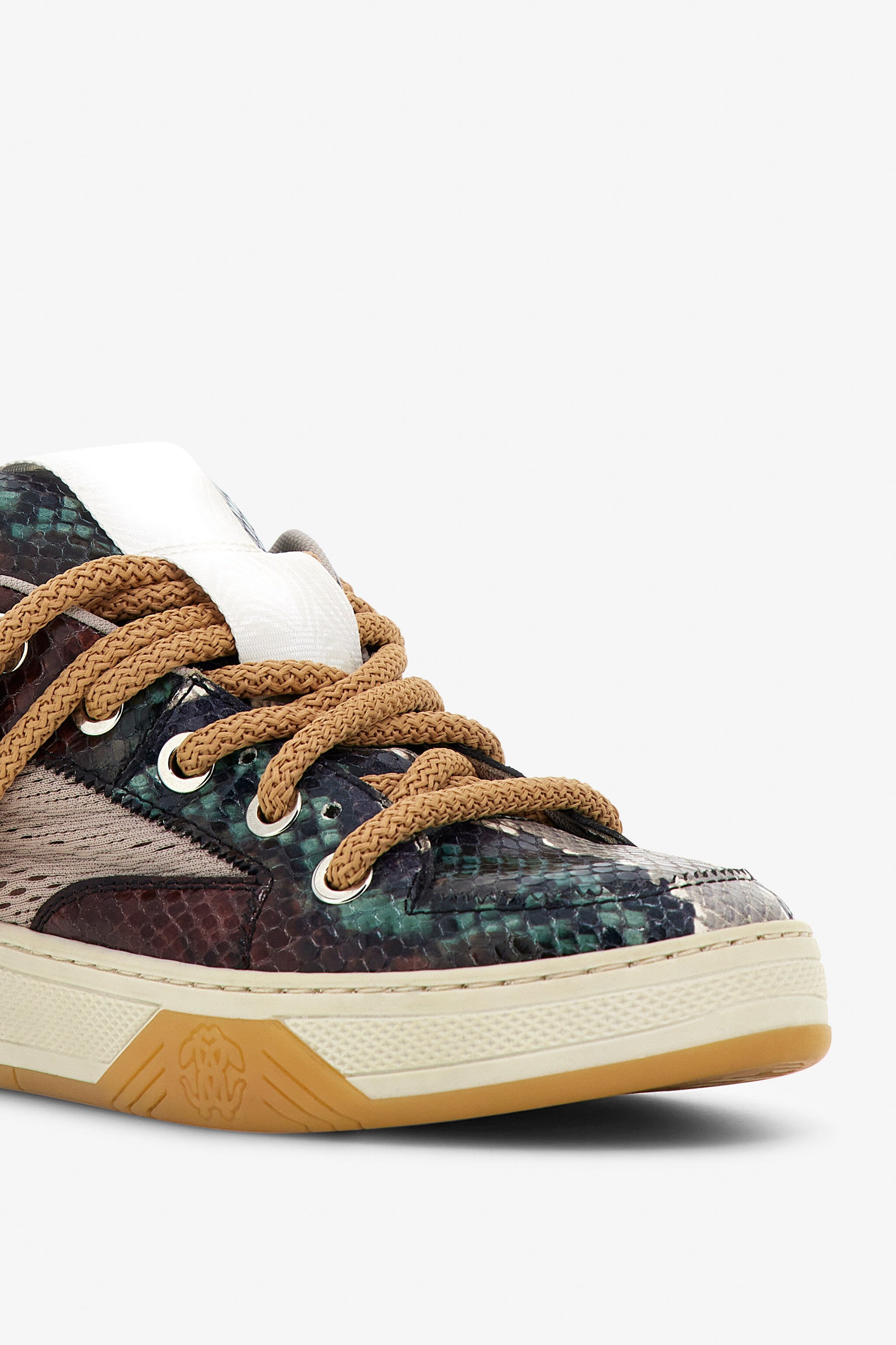 RC Bunte Low-Top-Sneaker Dunkelgrün TKS026-PZG64