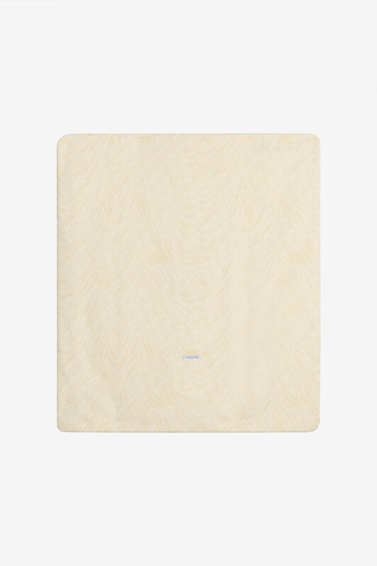 JU Monogram Zebra Print Blanket IVORY WJT805-JFR11