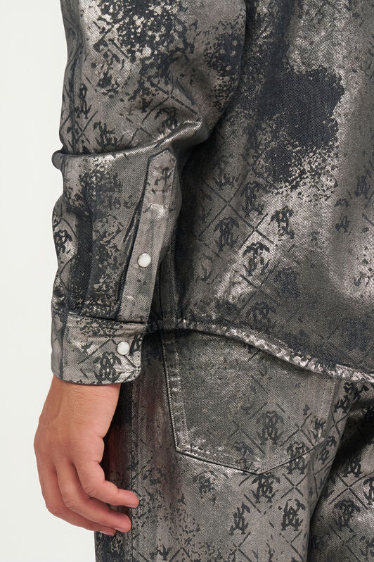 RC Camicia con stampa Monogram RC Camicia con stampa Monogram BLACK WRJ700-DN012