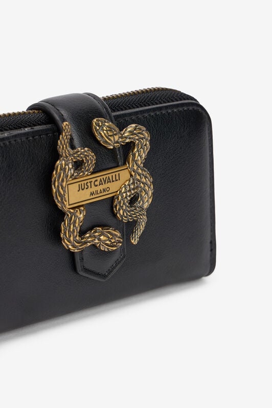 JC Portemonnaie mit Logo-Plakette BLACK VFP027-VF782