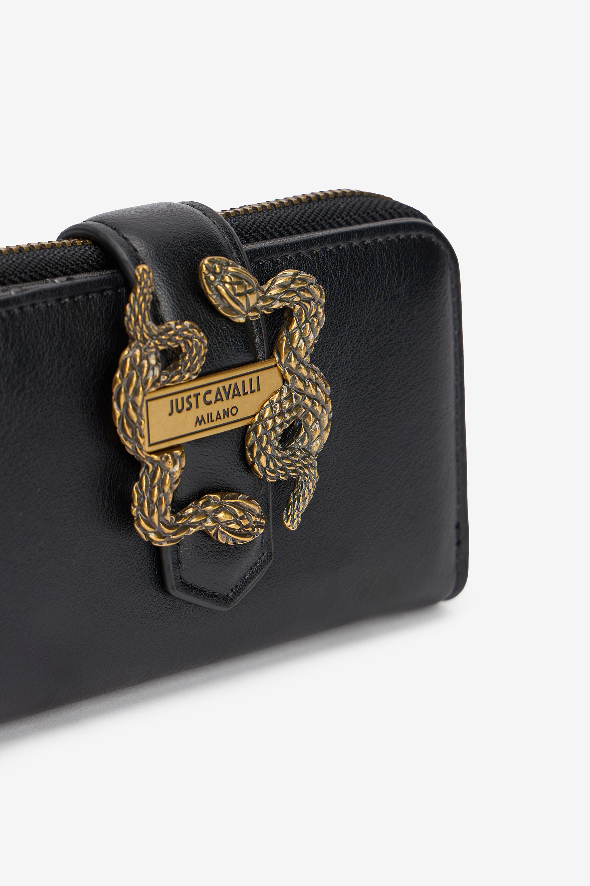 JC Portemonnaie mit Logo-Plakette BLACK VFP027-VF782