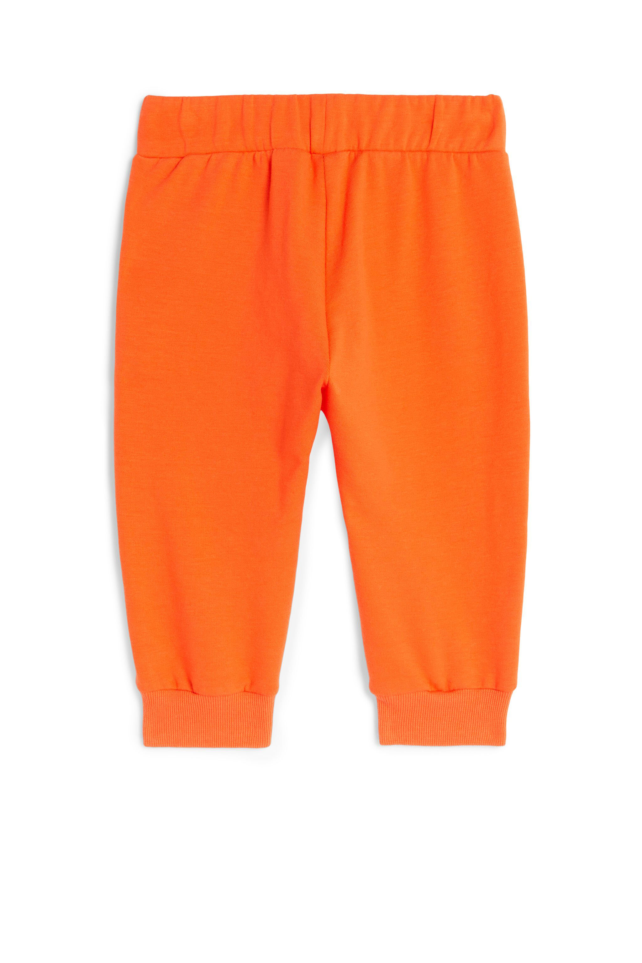 JU Logo stripe track trousers Orange LJT20B-CF027