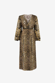 ${brand} Ocelot-Print Dress ${colorDescription} ${masterID}