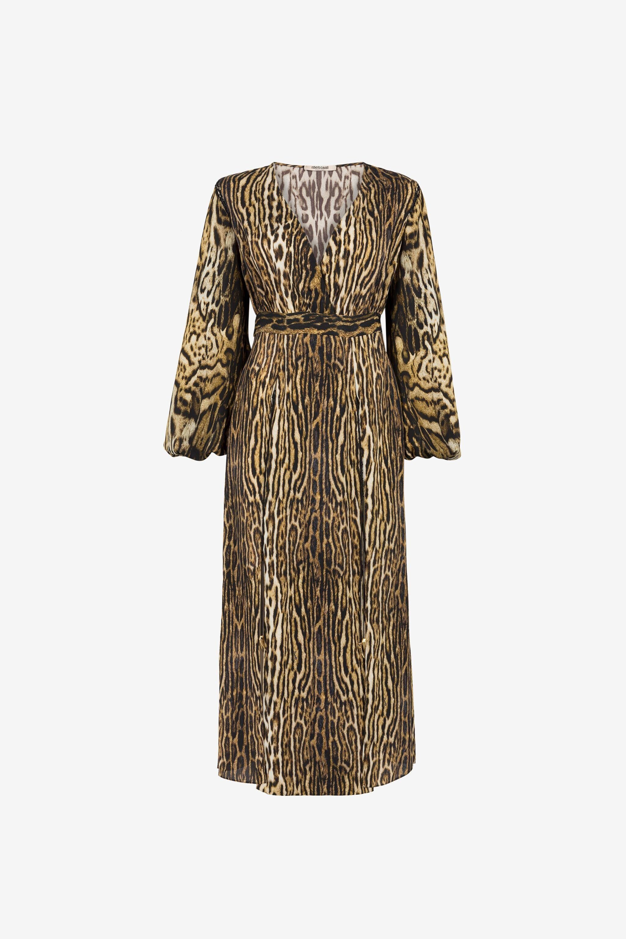 RC Ocelot-Print Dress NATURALE/NATURALE PKT114-5LE37