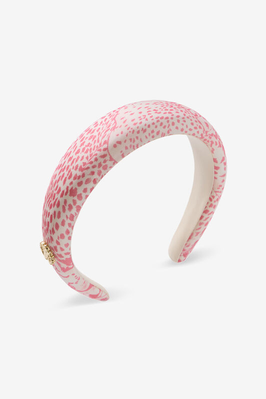 JU Headband With RC Monogram And Crystals PINK UJI00C-2NO37