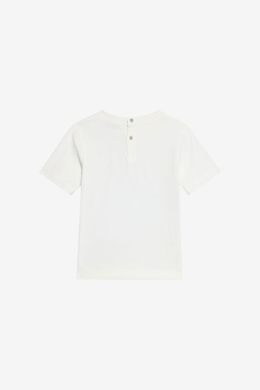 JU T-Shirt Bianco Latte Con Stampa Felini MILKY WHITE VJT609-JD001