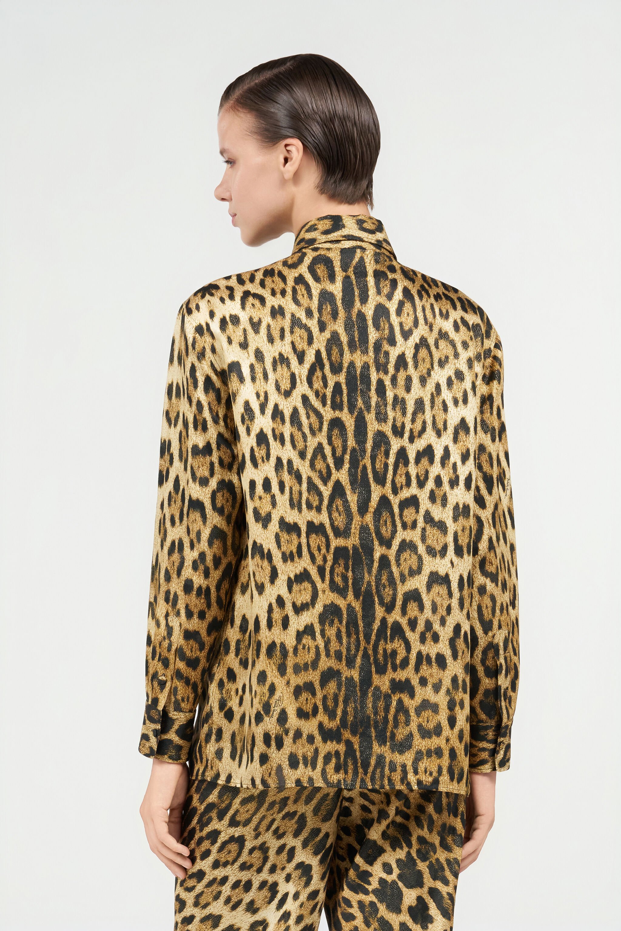 RC Silk Shirt with Jaguar Print RC Silk Shirt with Jaguar Print NATURAL WQT704-9HQ71