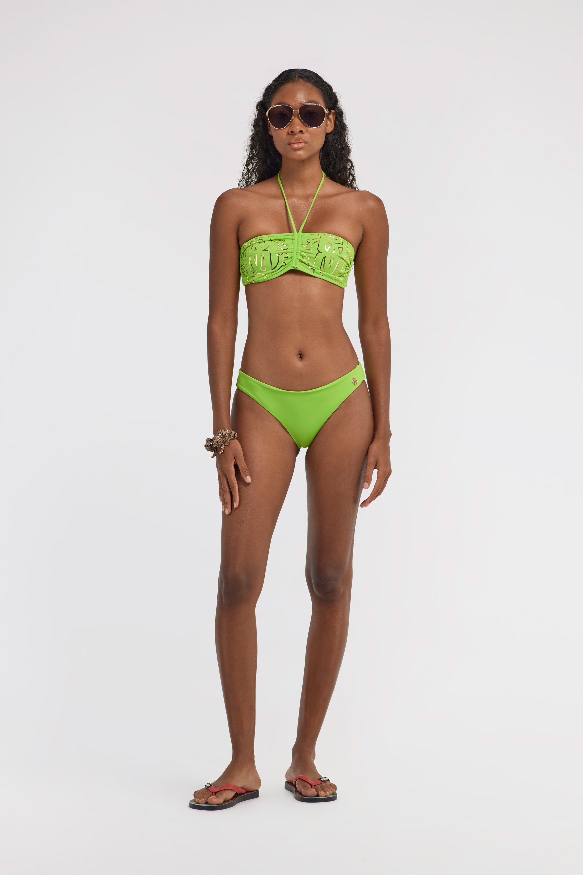 RC Green Logo Monogram RC Bikini Light green KSW01Y-LL002