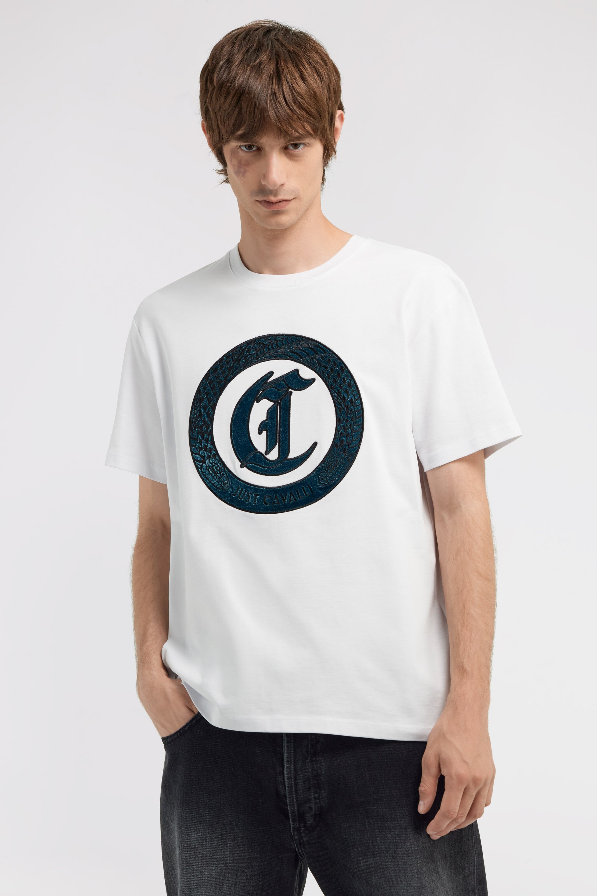 JC Just Cavalli T-shirt White TFT038-TF055