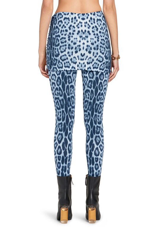 RC Leggings mit Heritage Jaguar Print CERULEAN/BLACK JQT205-8FS06