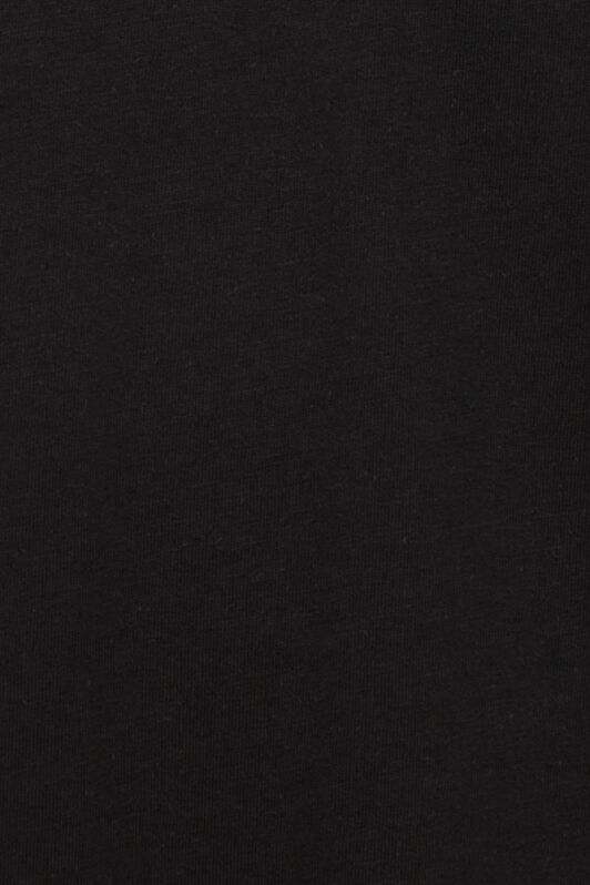JC T-Shirt With Flocked Logo BLACK UFT058-UF078