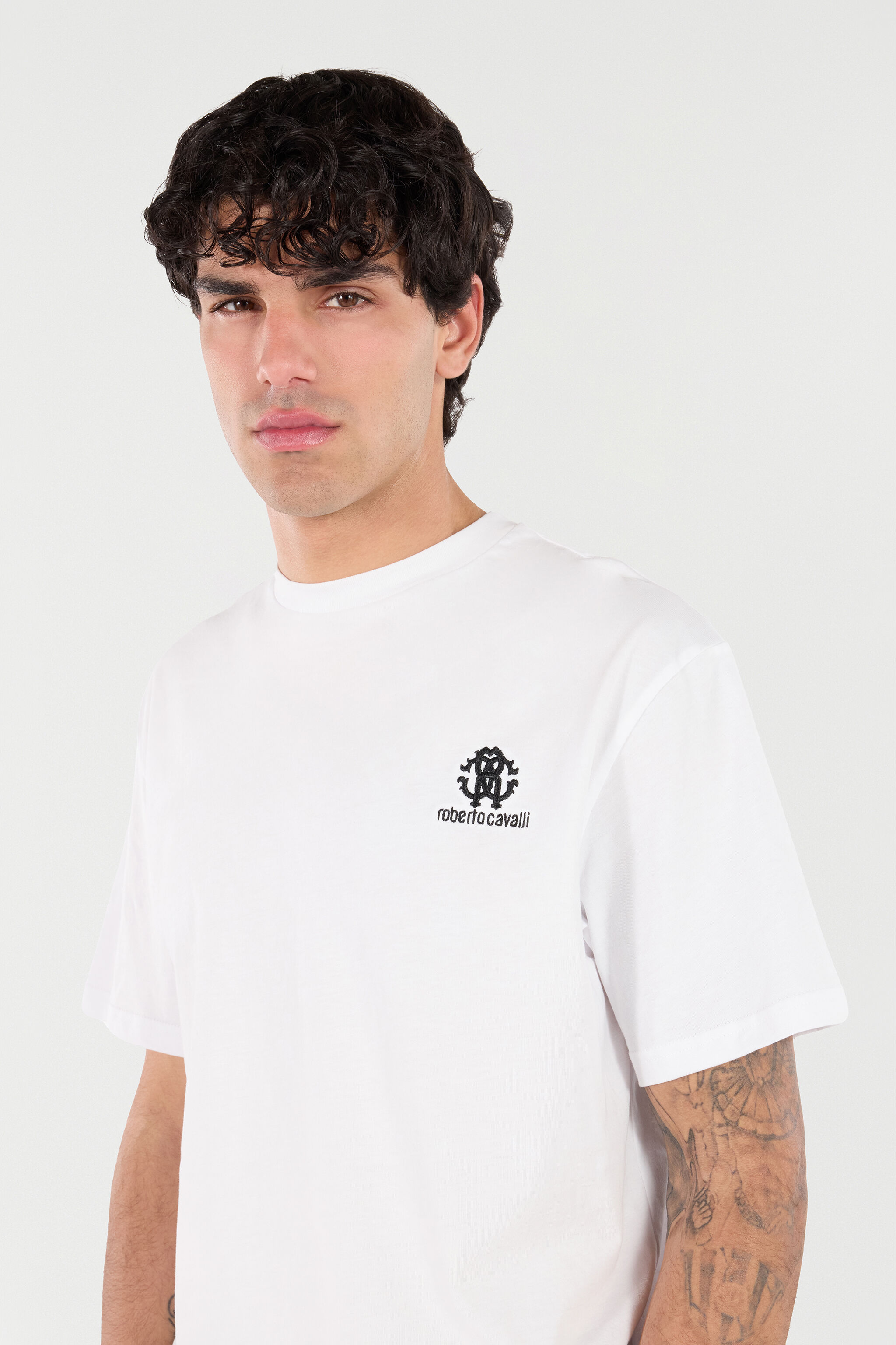 RC T-Shirt With RC Monogram And Logo Embroidery White POT60A-JD060