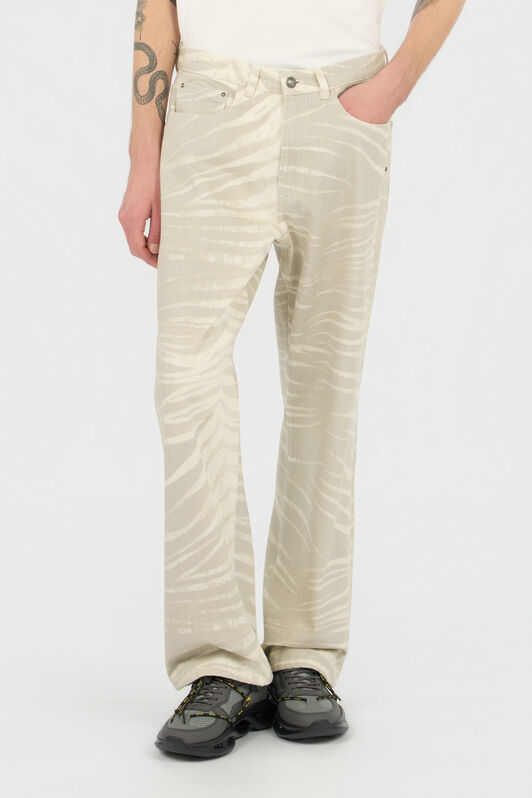 JC Natural Barb Print Jeans OFF WHITE WFJ007-WF020