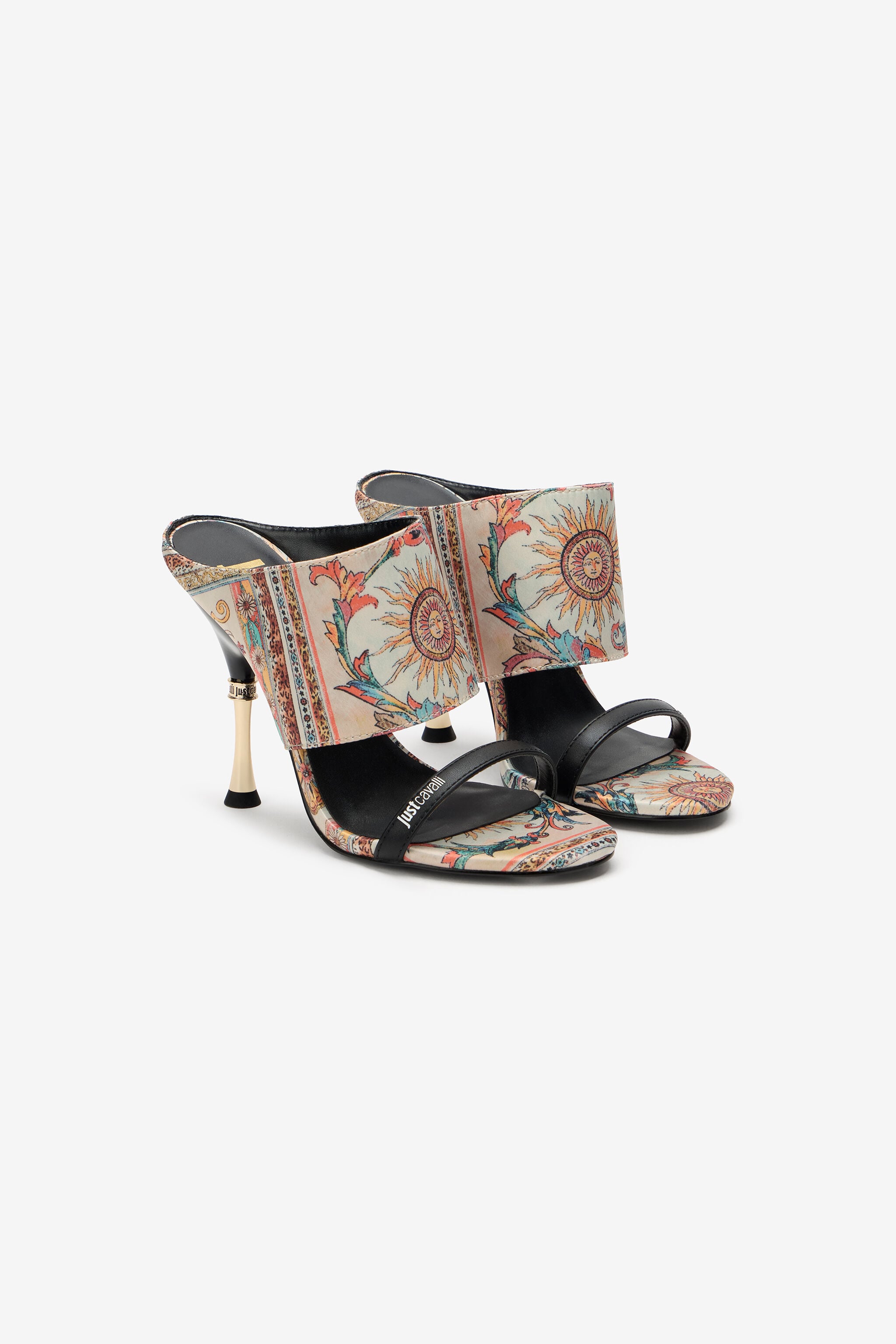 JC Sandale avec imprimé Persian Tarot JC Sandale avec imprimé Persian Tarot 744 BEIGE + 217 AZZU WFS087-WF325
