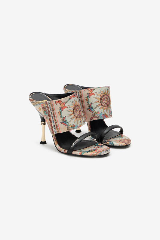 JC Sandale avec imprimé Persian Tarot JC Sandale avec imprimé Persian Tarot 744 BEIGE + 217 AZZU WFS087-WF325