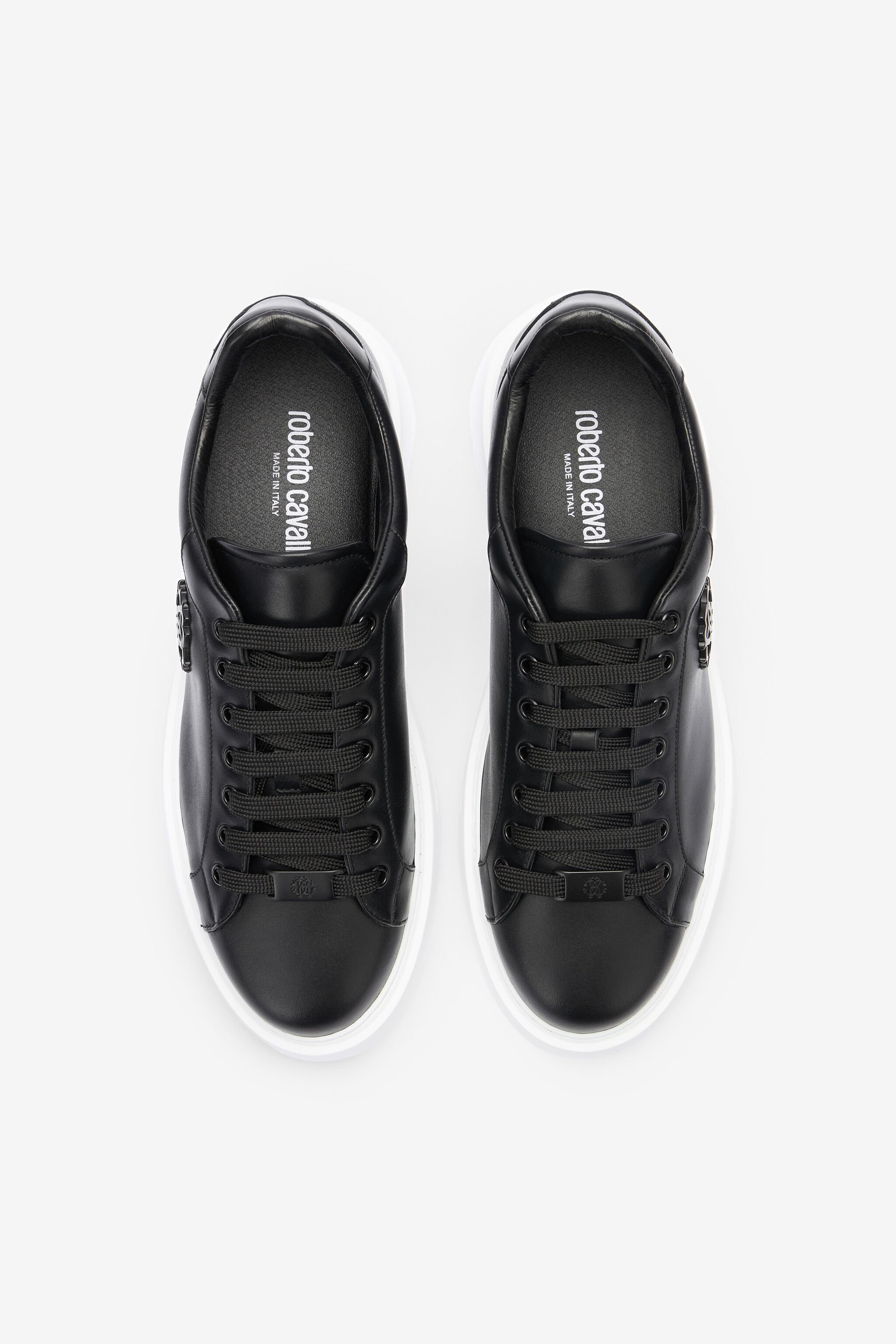 RC Black Leather Sneaker Schwarz POS00D-PZ085