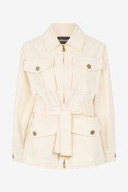 ${brand} Jacket With belt And Python Pattern ${colorDescription} ${masterID}