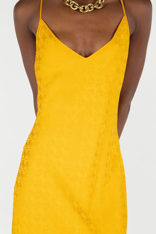 RC Long Dress with Mirror Snake Monogram RC Long Dress with Mirror Snake Monogram Amarillo VKT102-RK010