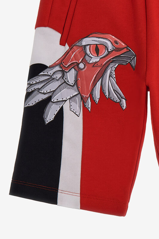 JU Printed pants Red SJT235-CF050