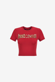 JC T-shirt logo Just Cavalli Rosso RKT861-RK367