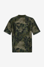 RC T-shirt with Hawaii Green print Dark green SRT62H-4QI84