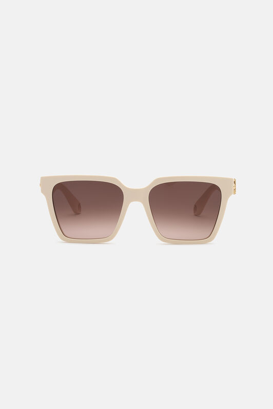 RC Wide front femenine sunglasses. SHINY FULL CREAM VALD07-ID245
