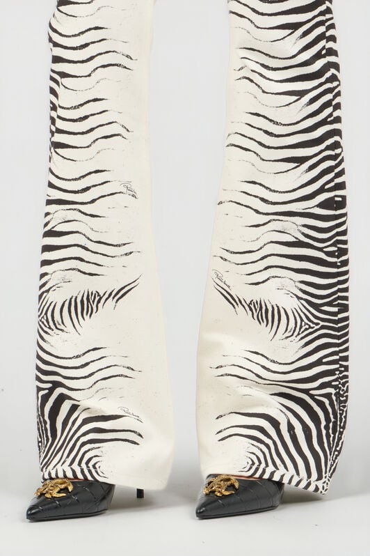 RC Zebra Print Jeans WHITE/BLACK ZEBRA SOJ20S-DL008