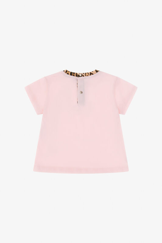 JU T-shirt con Logo RC Rosa TJT603-JD001