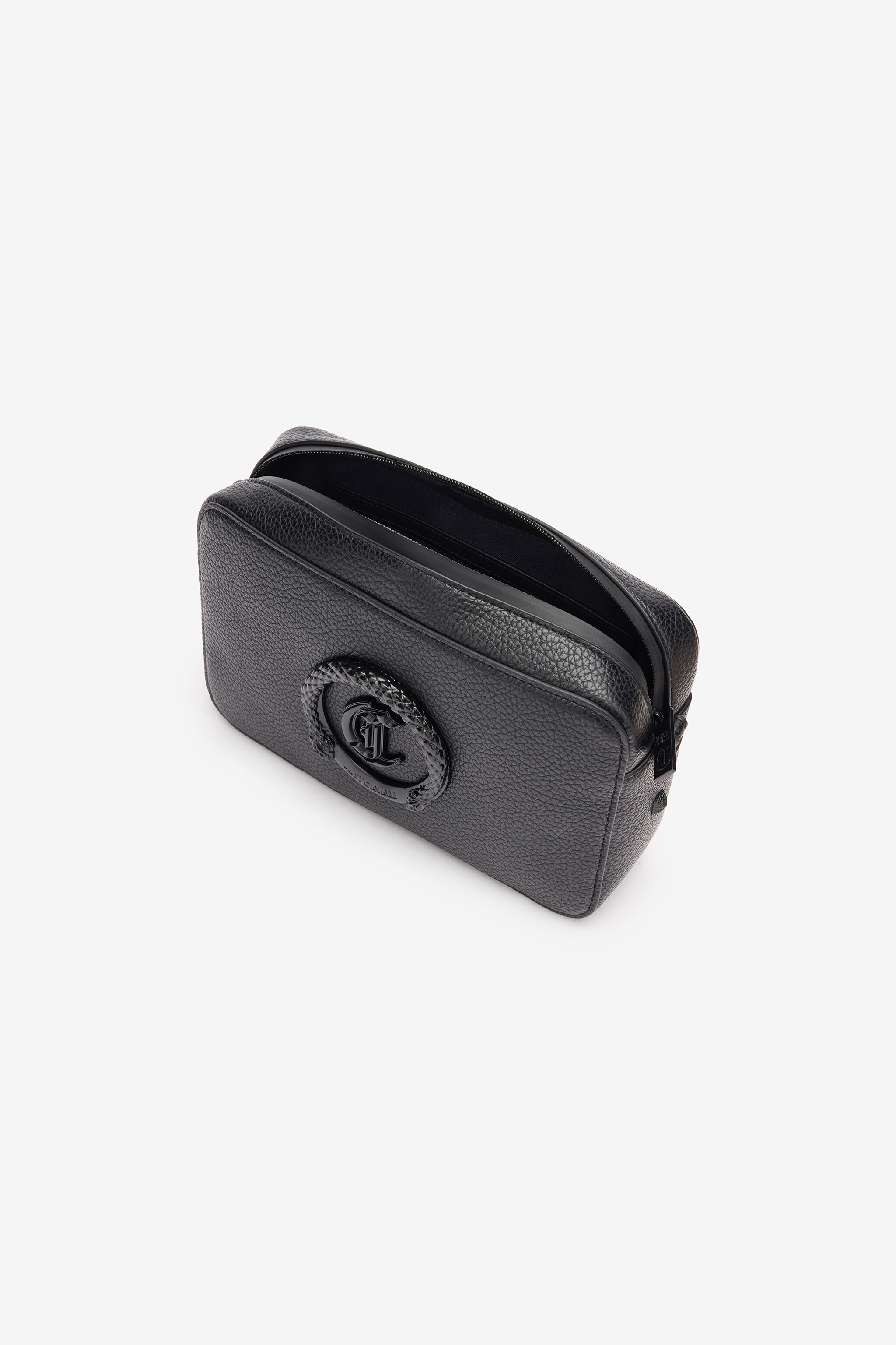 JC Crossbody Bag With JC Monogram Black SFB012-SF343