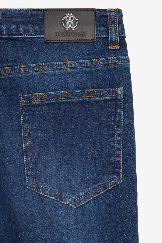 JU Jeans Effetto Vissuto Blu scuro UJJ20D-DS015