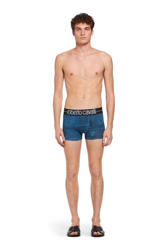 UG Blue crocodile print boxers UG Blue crocodile print boxers BLU IYO08I-JBP61