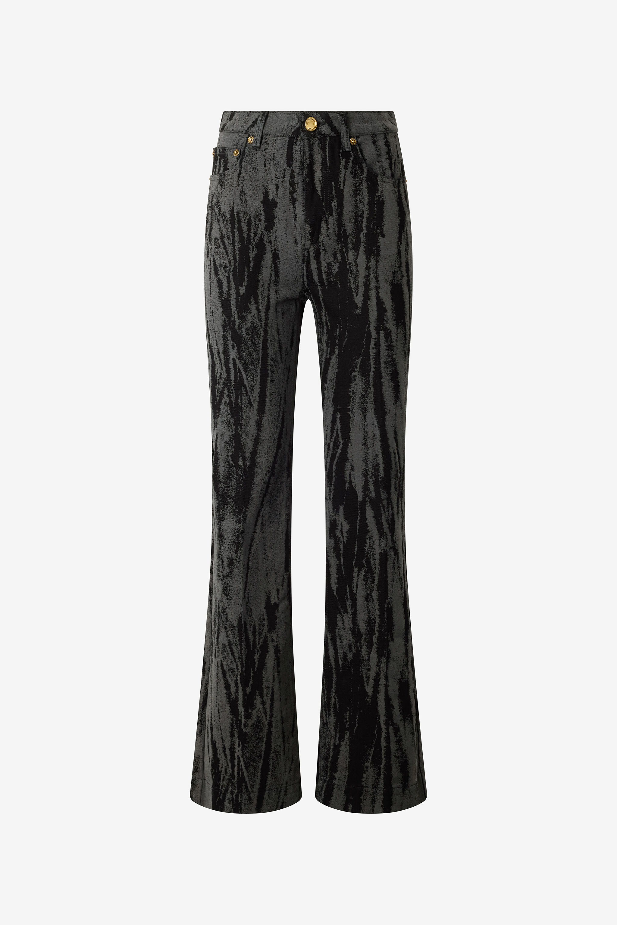 RC Black Denim Jeans With A Streak Effect Black VWJ221-DE013