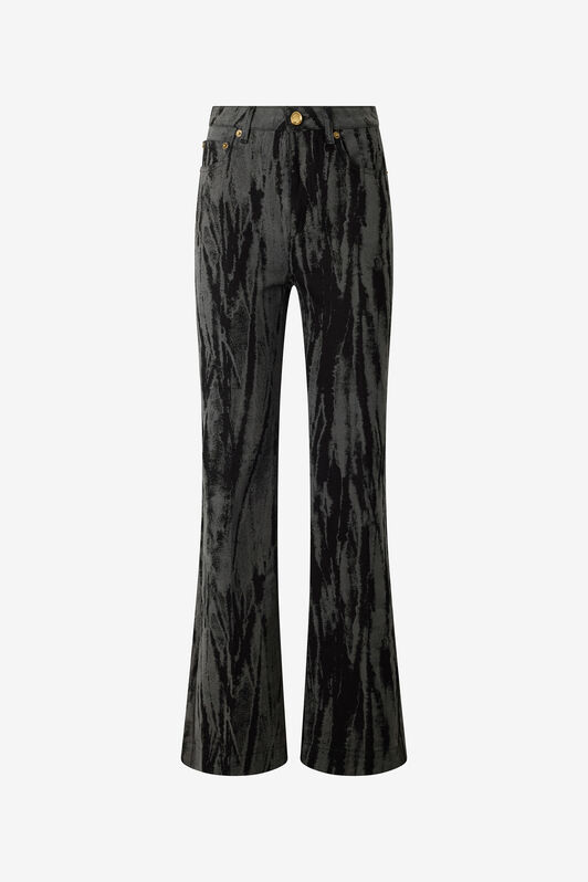 RC Black Denim Jeans With A Streak Effect RC Black Denim Jeans With A Streak Effect Black VWJ221-DE013
