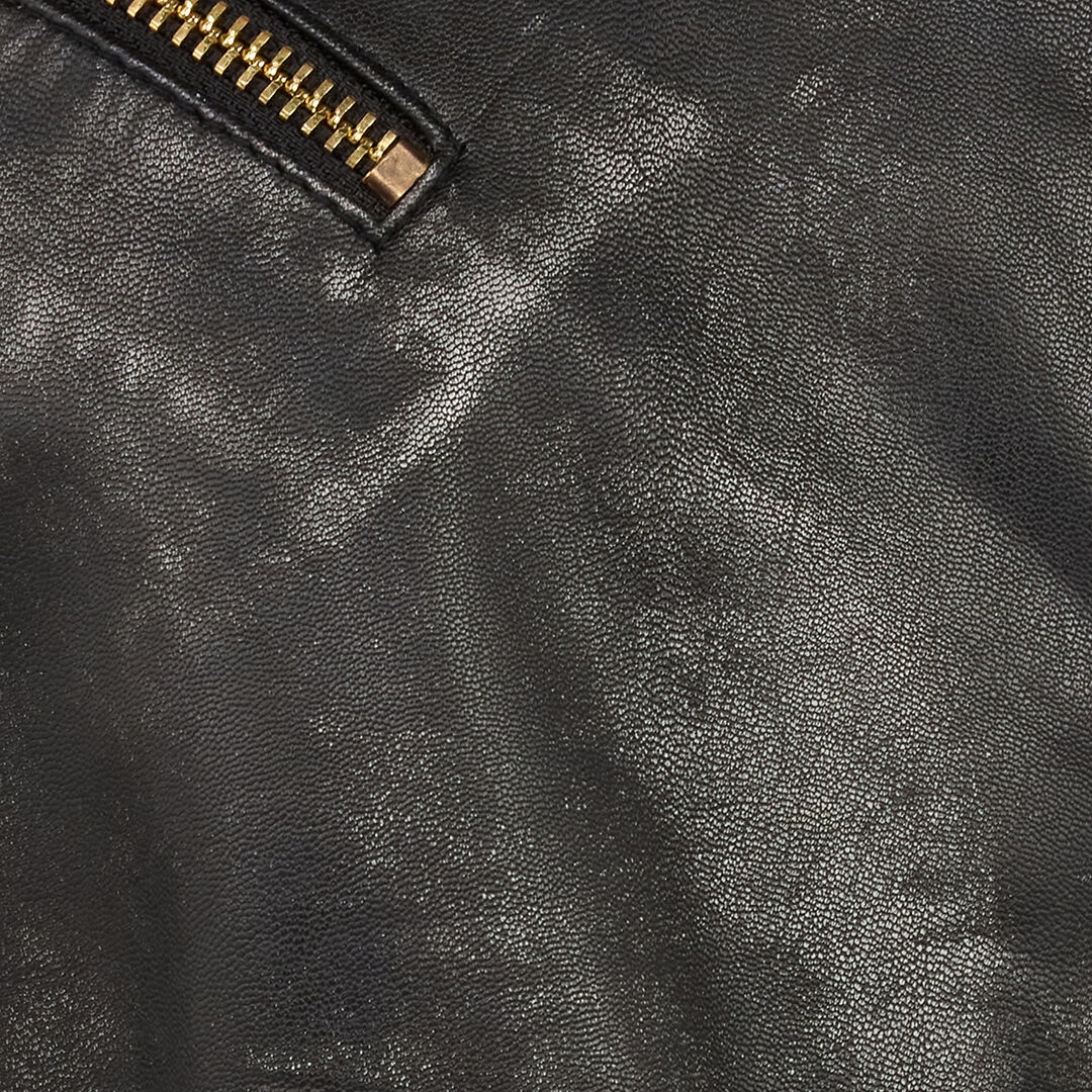 JC Veste en cuir noire JC Veste en cuir noire BLACK VFP007-VF475