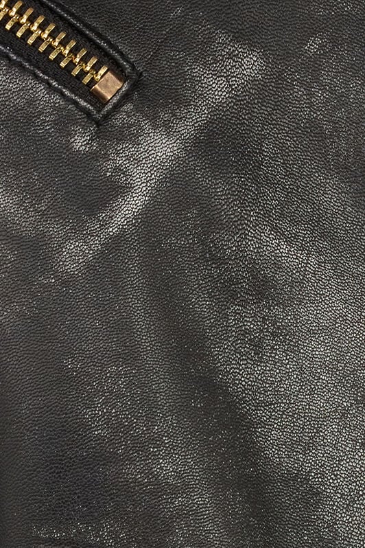 JC Veste en cuir noire JC Veste en cuir noire BLACK VFP007-VF475