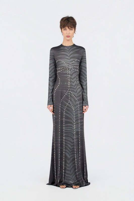 JC Abito Stampa Natural Barb BLACK WFT283-WF681