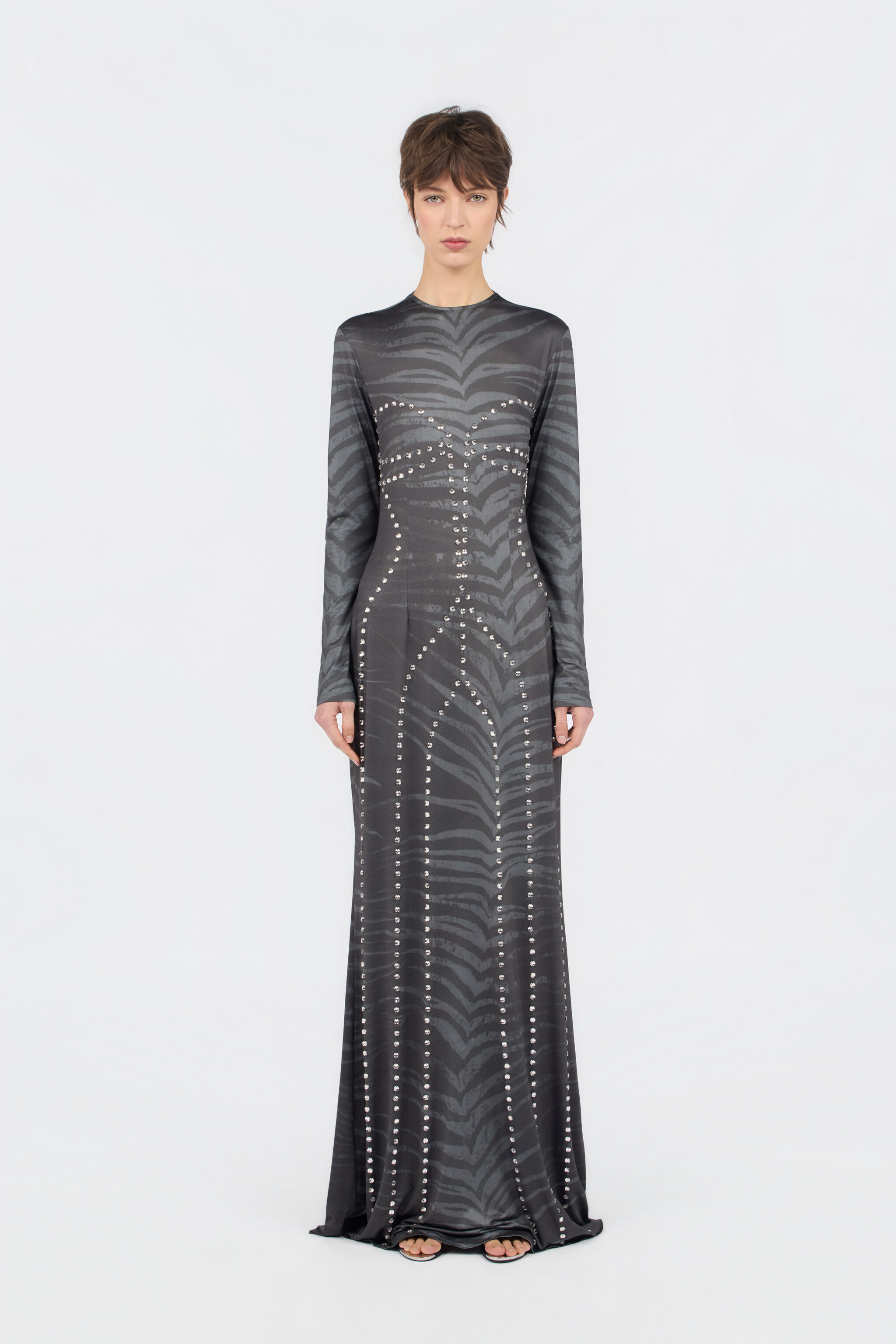 JC Abito Stampa Natural Barb BLACK WFT283-WF681