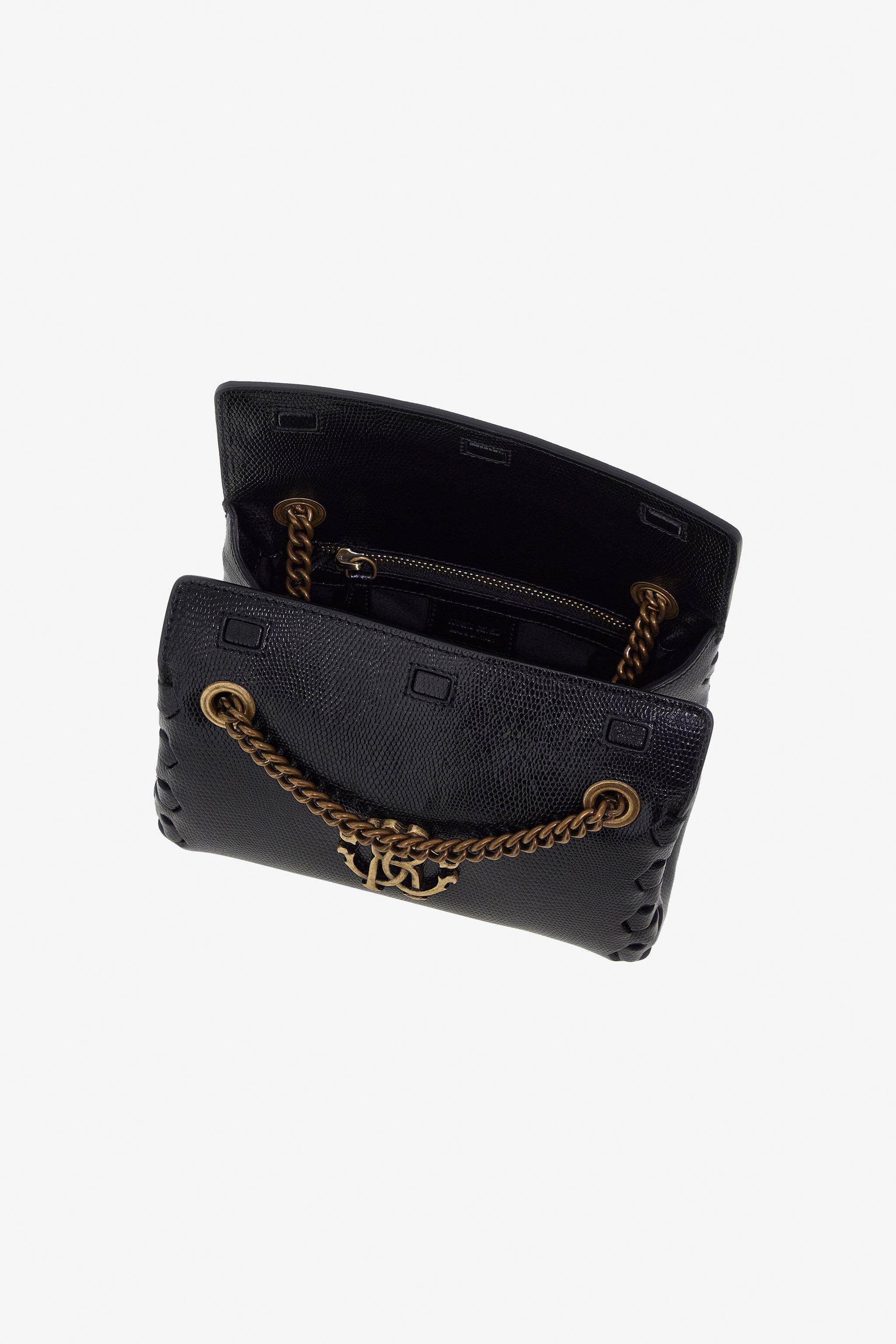 RC Borsa a tracolla con logo RC Nero OOB00B-PZ015