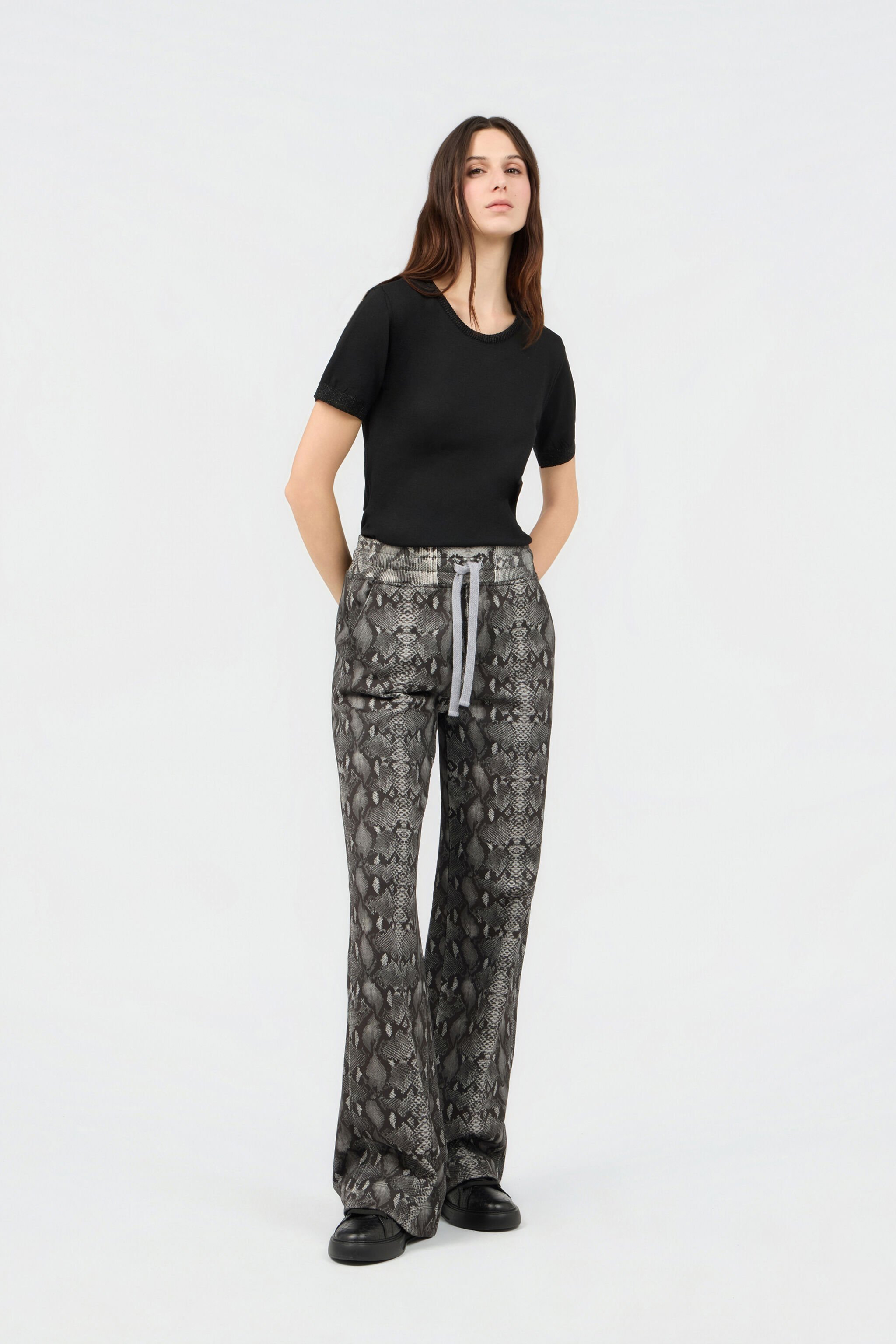 RC Python Print Trousers PYTHON DARK GREY SOT20I-CF050