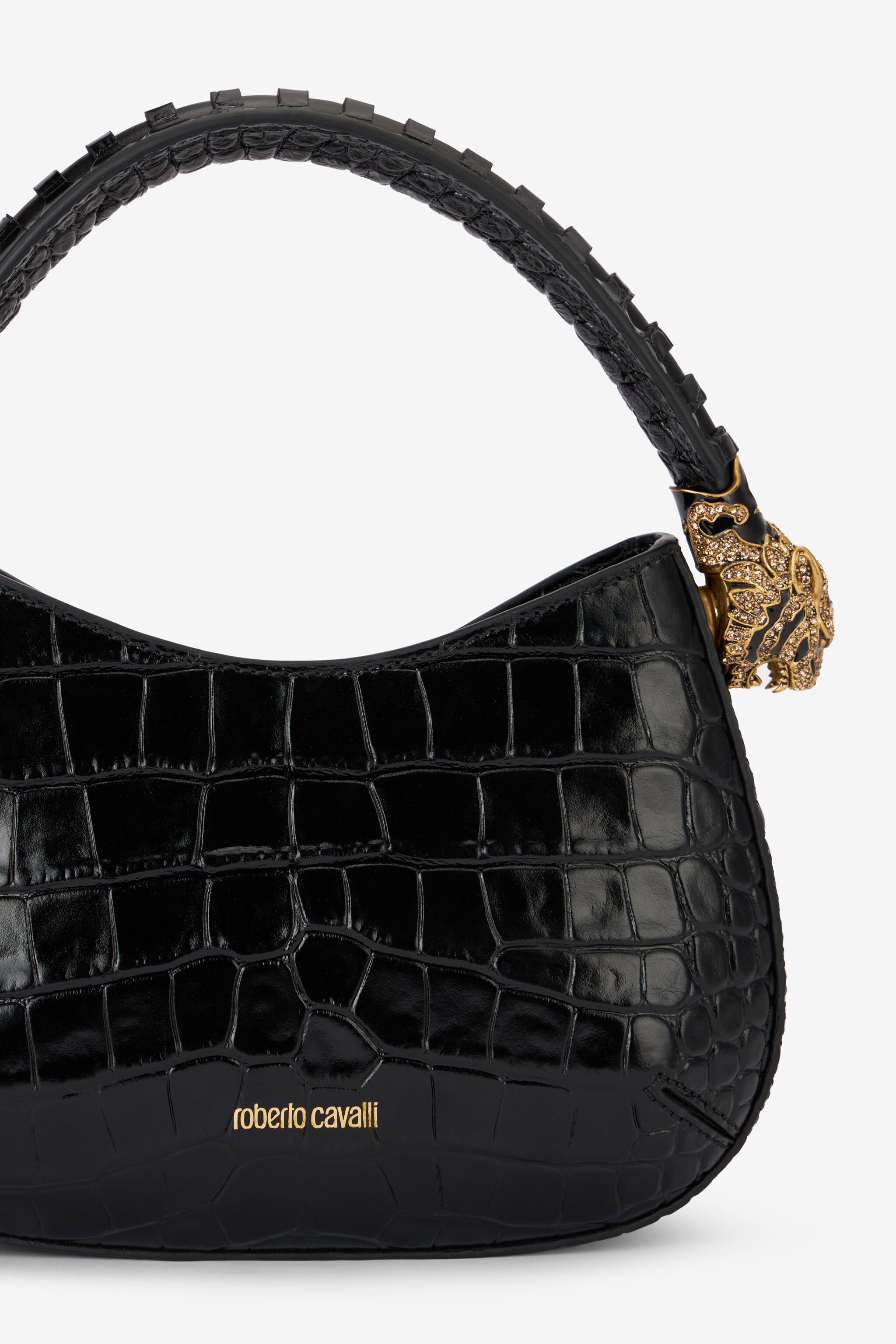RC Roar Bag hobo con tigri gioiello Nero TWB002-PZ975