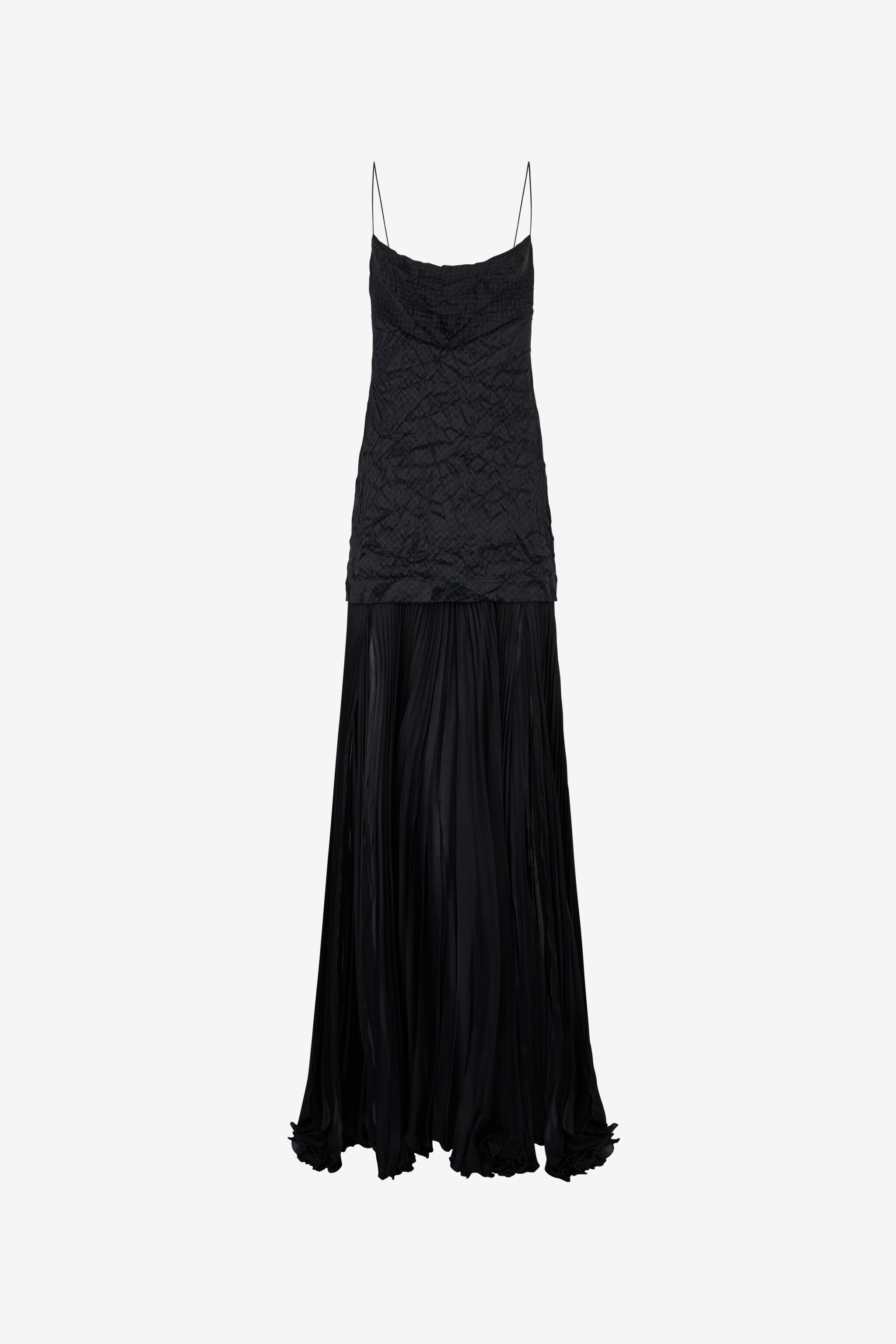 RC Langes Kleid Mit Print In Schlangenlederoptik Schwarz UKT118-SZN57