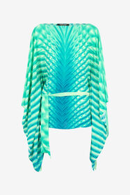 ${brand} Caftan With Belt And All-Over Print ${colorDescription} ${masterID}