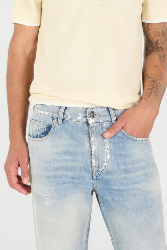 RC Man Cotton Trousers Bleu UMJ215-VT001