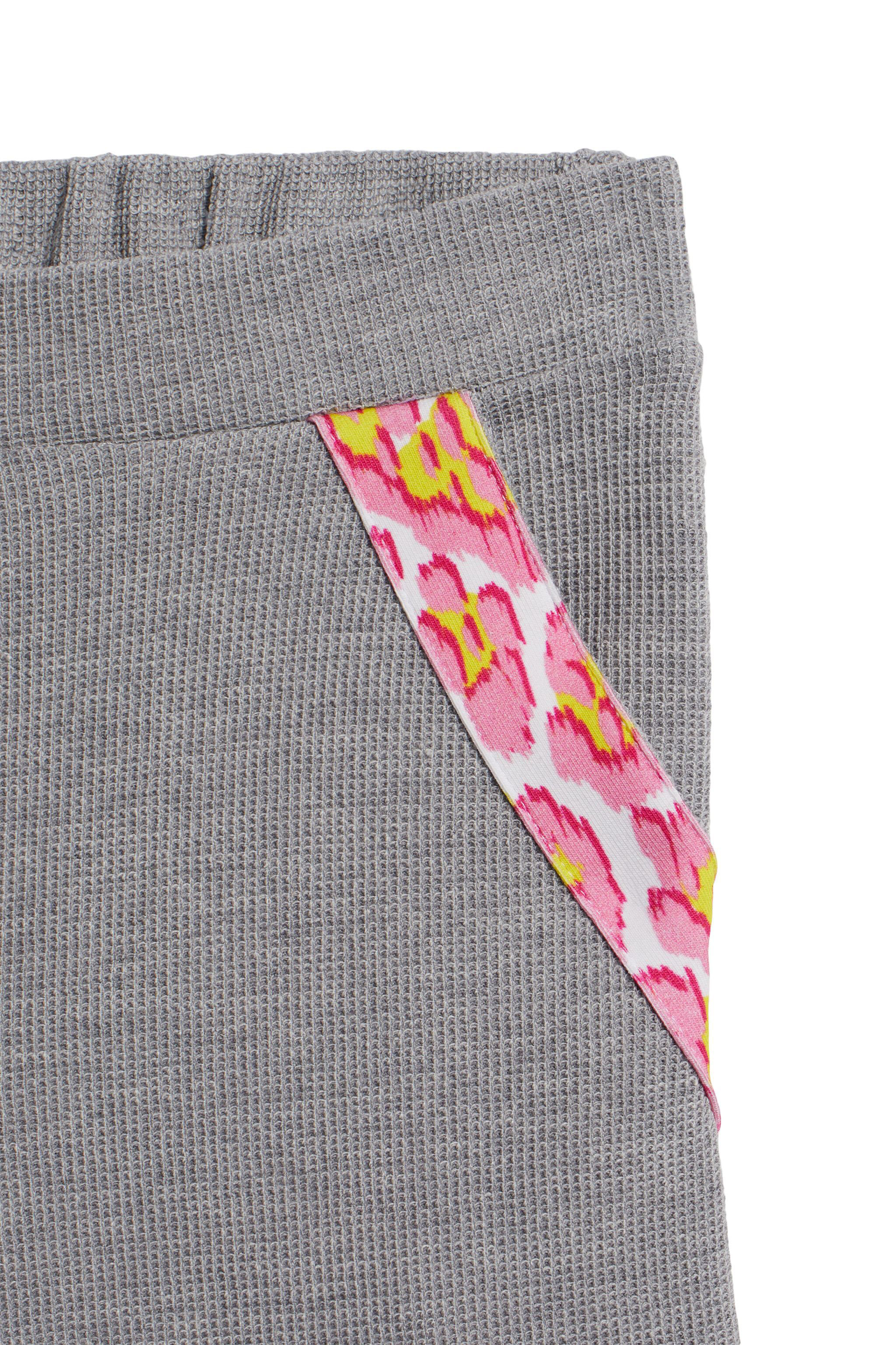 JU Short en jersey gris à imprimé GREY MELANGE IJT214-JD074