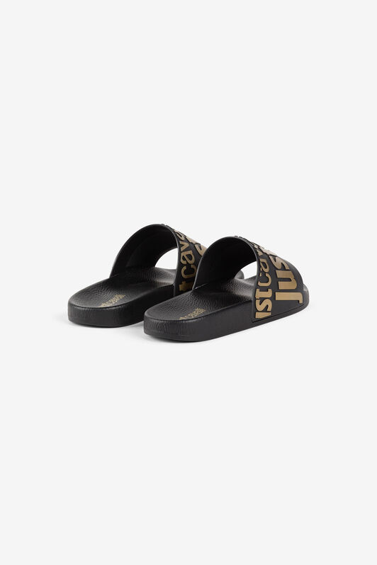 JC Mules à logo Just Cavalli NOIR Q61675-Q0578