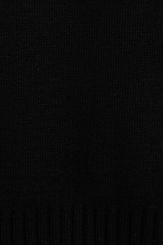 JC Strick-Cardigan mit Polokragen und Logo BLACK VFM007-VF055