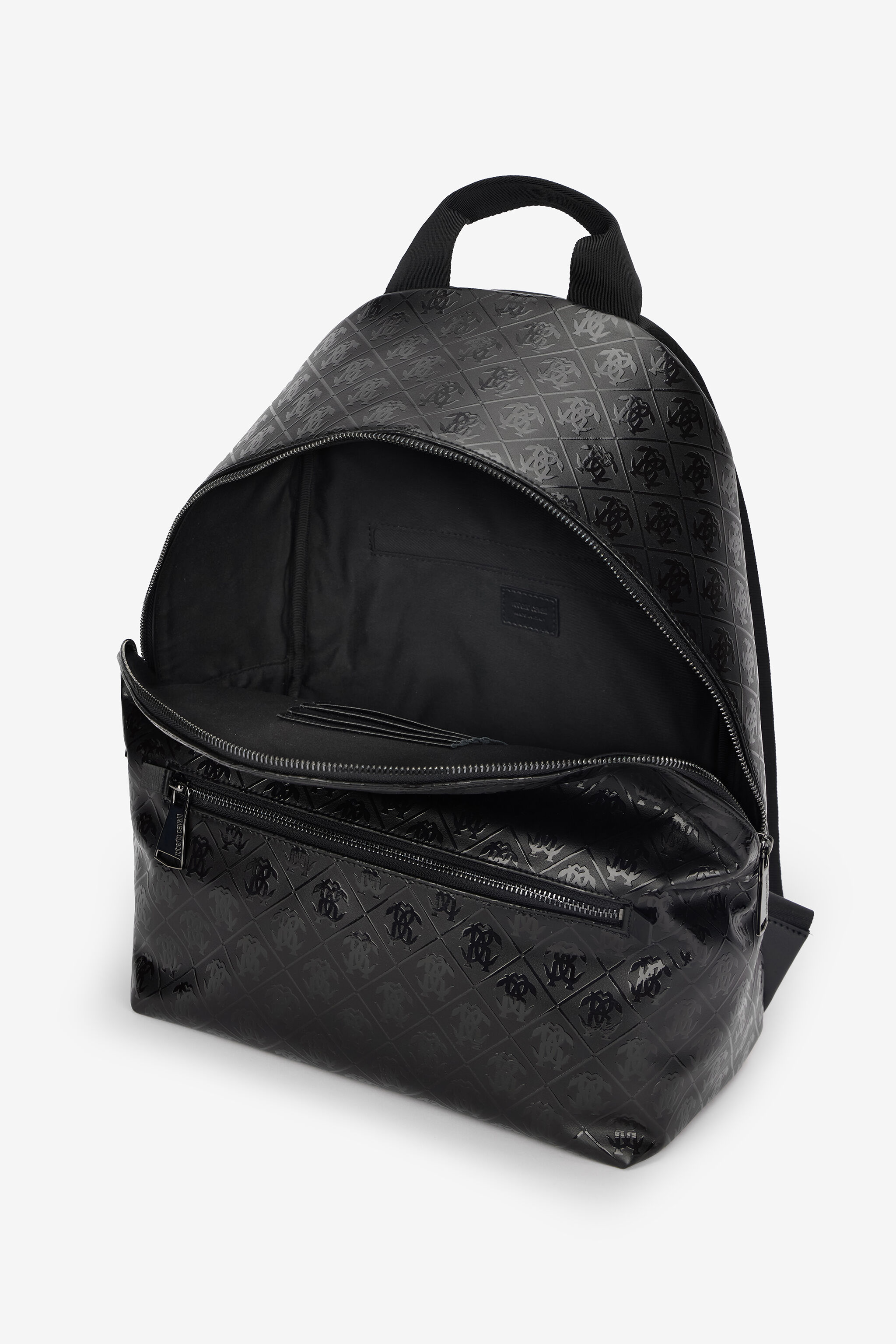 RC Backpack with All-Over Mirror Snake Monogram Black VRB010-PZS76